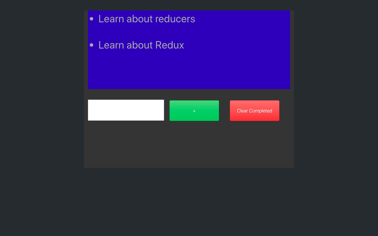 landing page